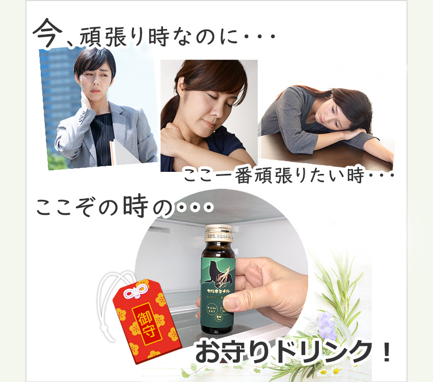 ここぞの時のお守りドリンク